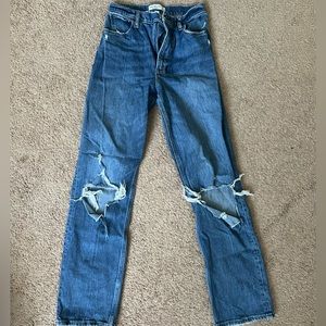 Abercrombie Curve Love 90s Straight Ultra High Rise Jeans